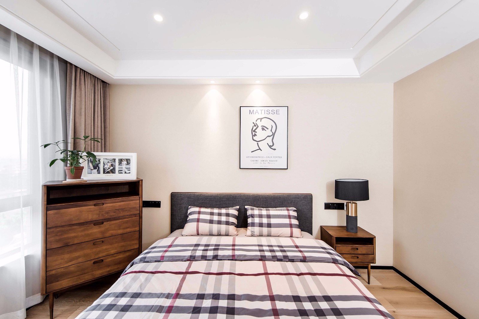 广州装修公司北欧风格室内装修效果图-主卧 广州装修公司北欧风格室内装修效果图-主卧